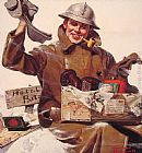 Norman Rockwell Canvas Paintings - They Remembered Me